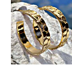 Argola bolhas com micro zirconias